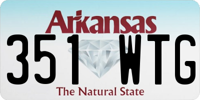 AR license plate 351WTG