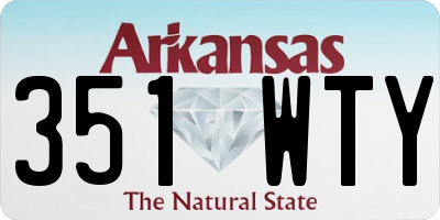 AR license plate 351WTY