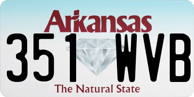 AR license plate 351WVB