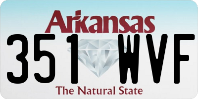 AR license plate 351WVF