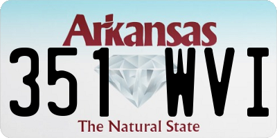AR license plate 351WVI