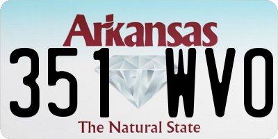AR license plate 351WVO