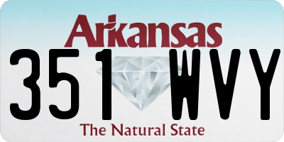 AR license plate 351WVY