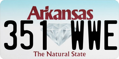 AR license plate 351WWE