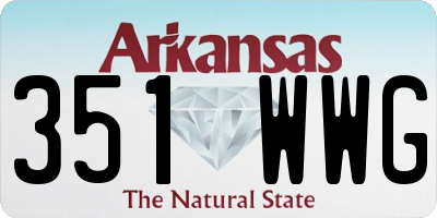 AR license plate 351WWG