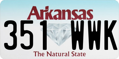 AR license plate 351WWK