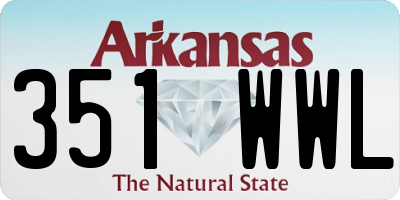 AR license plate 351WWL