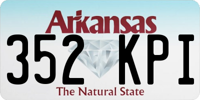 AR license plate 352KPI