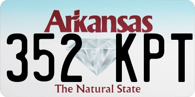 AR license plate 352KPT