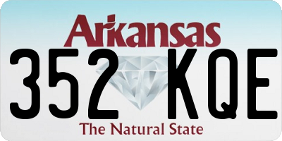 AR license plate 352KQE