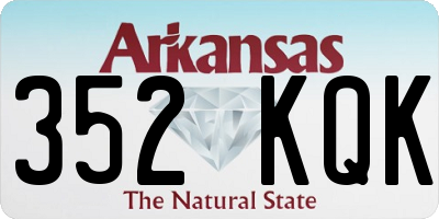 AR license plate 352KQK
