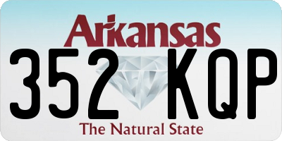 AR license plate 352KQP