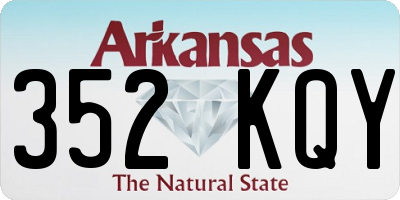 AR license plate 352KQY