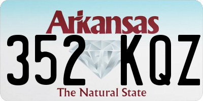 AR license plate 352KQZ