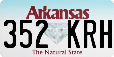AR license plate 352KRH
