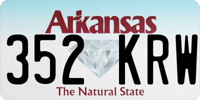 AR license plate 352KRW
