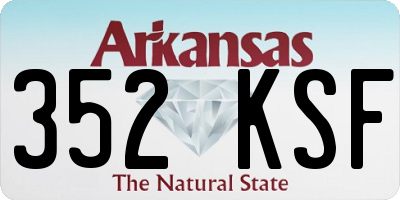 AR license plate 352KSF