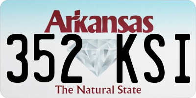 AR license plate 352KSI