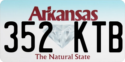 AR license plate 352KTB