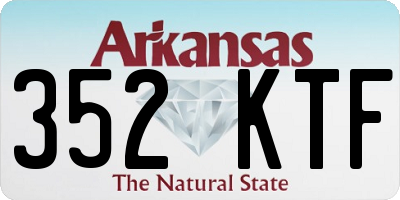 AR license plate 352KTF