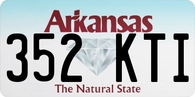 AR license plate 352KTI