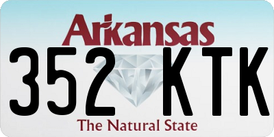 AR license plate 352KTK