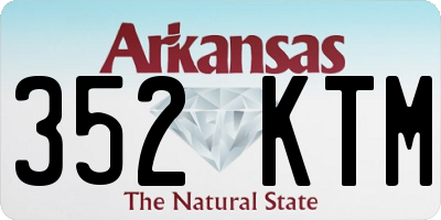 AR license plate 352KTM