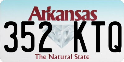 AR license plate 352KTQ