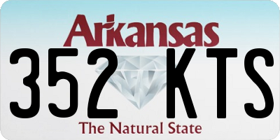 AR license plate 352KTS