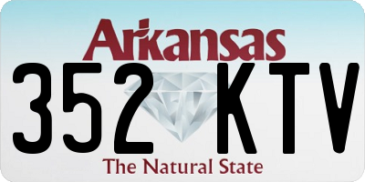 AR license plate 352KTV