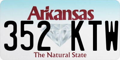 AR license plate 352KTW