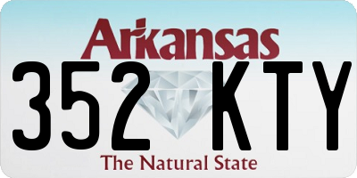 AR license plate 352KTY