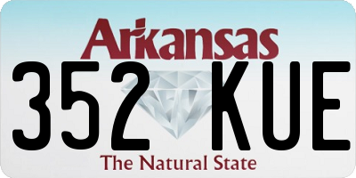 AR license plate 352KUE