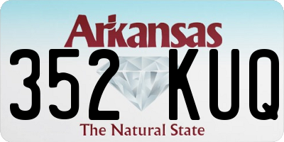 AR license plate 352KUQ