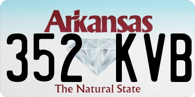 AR license plate 352KVB