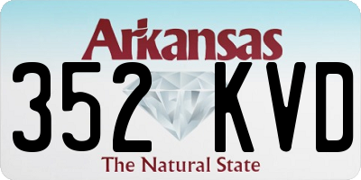 AR license plate 352KVD