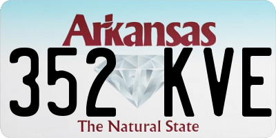 AR license plate 352KVE