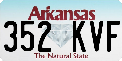 AR license plate 352KVF