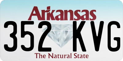 AR license plate 352KVG