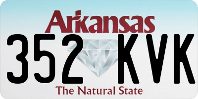 AR license plate 352KVK