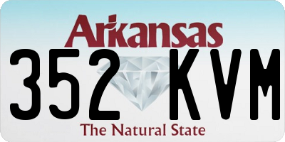 AR license plate 352KVM