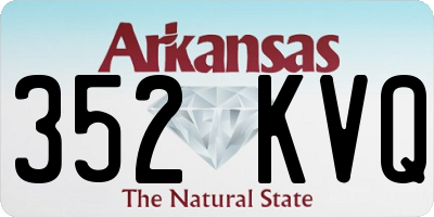 AR license plate 352KVQ