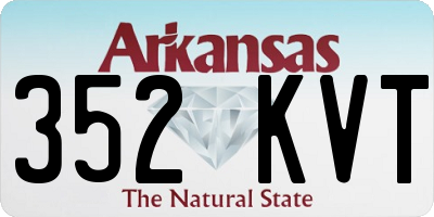 AR license plate 352KVT