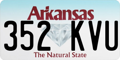 AR license plate 352KVU