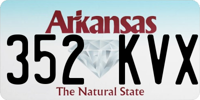 AR license plate 352KVX