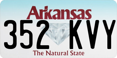 AR license plate 352KVY