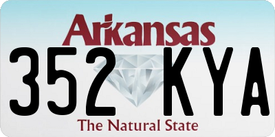 AR license plate 352KYA
