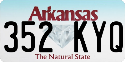 AR license plate 352KYQ