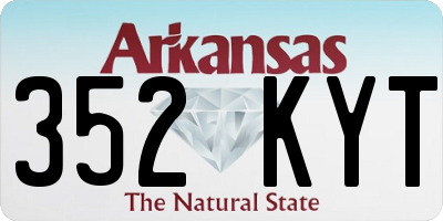 AR license plate 352KYT