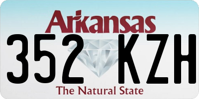 AR license plate 352KZH
